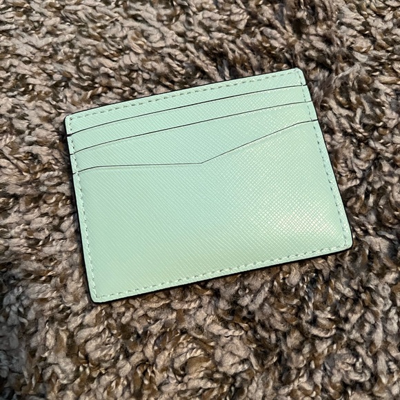 Kate Spade Green Key Card Holder Sleek Design - Picture 2 of 2